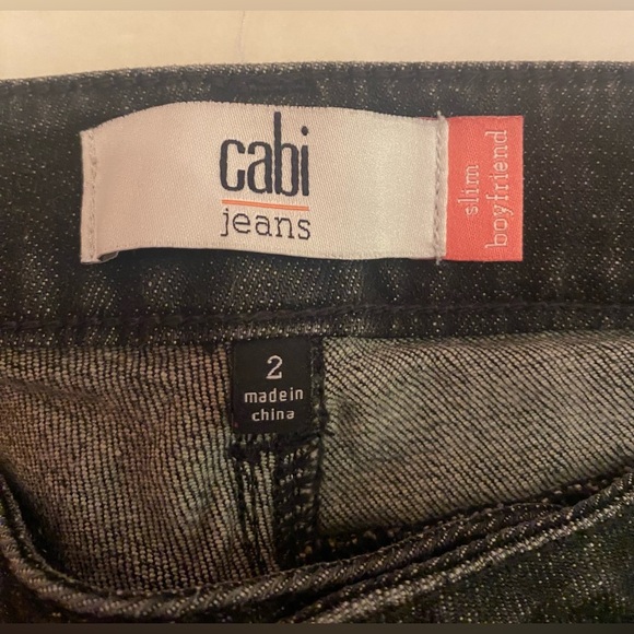 Cabi Slim Boyfriend Distressed Jeans Size 2 - Picture 6 of 9
